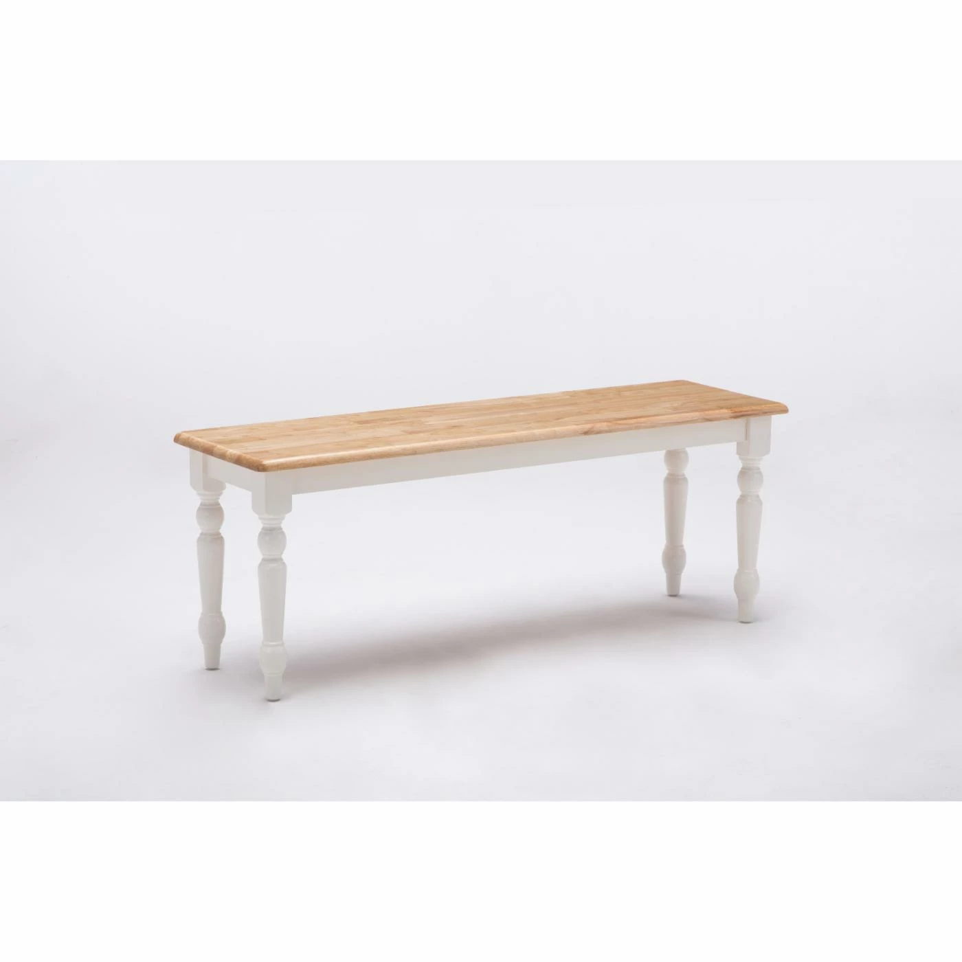 Buy ๐ฏ Side Chairs Boraam Farmhouse Dining Bench - White/Natural ๐ฅ - Image 2