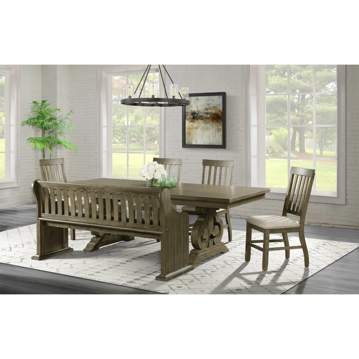 Hot Sale π Picket House Furnishings Stanford Pew Dining Bench π - Image 2