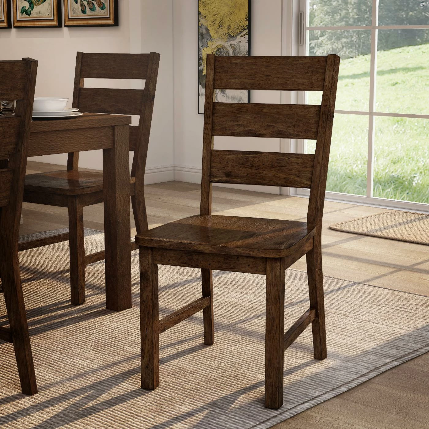Cheapest π€© Side Chairs Furniture Of America Jared Rustic Dining Chair - Set Of 2 π - Image 2
