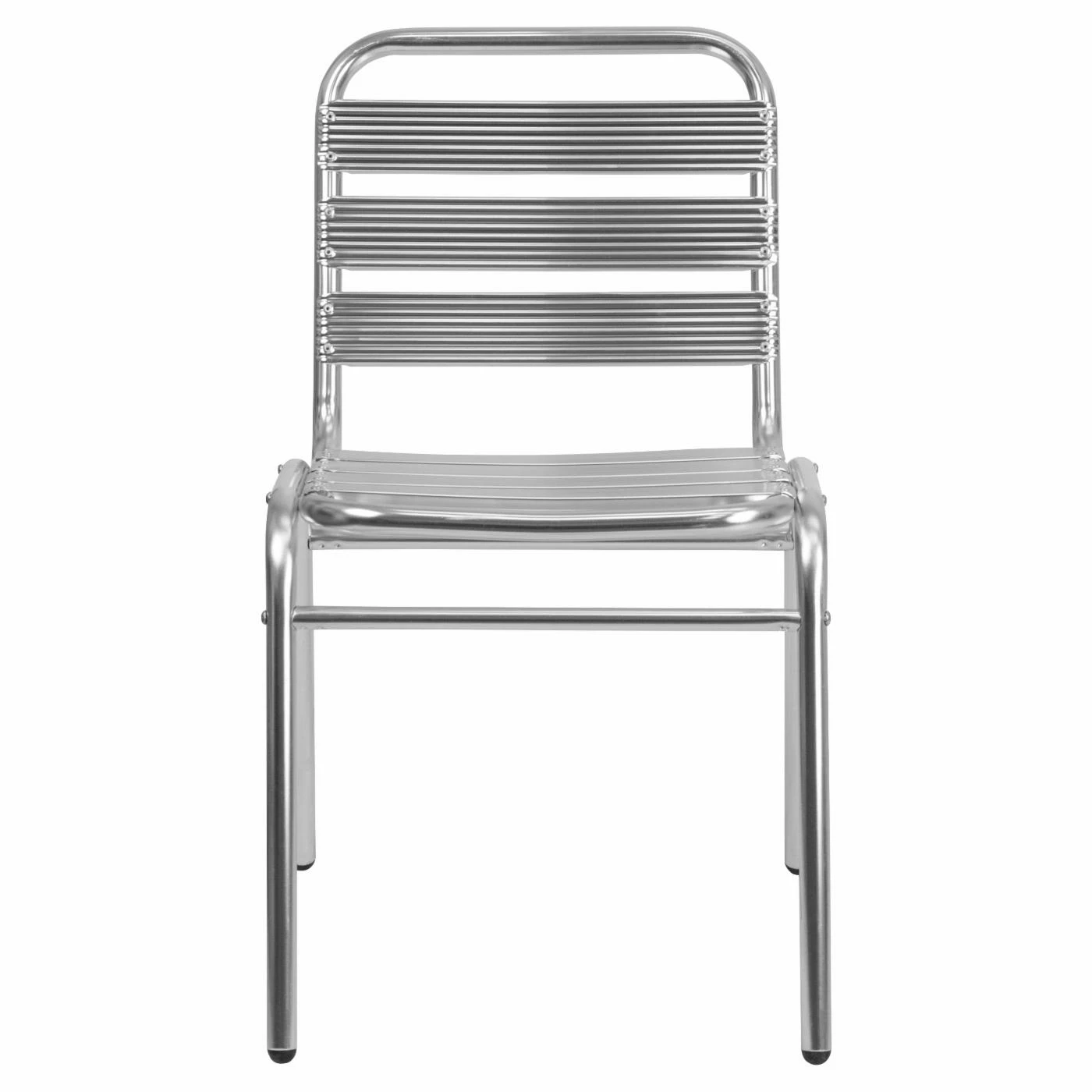 Best deal π Side Chairs Flash Furniture Aluminum Commercial Indoor-Outdoor Slat Back Armless Restaurant Stack Chair βοΈ - Image 2