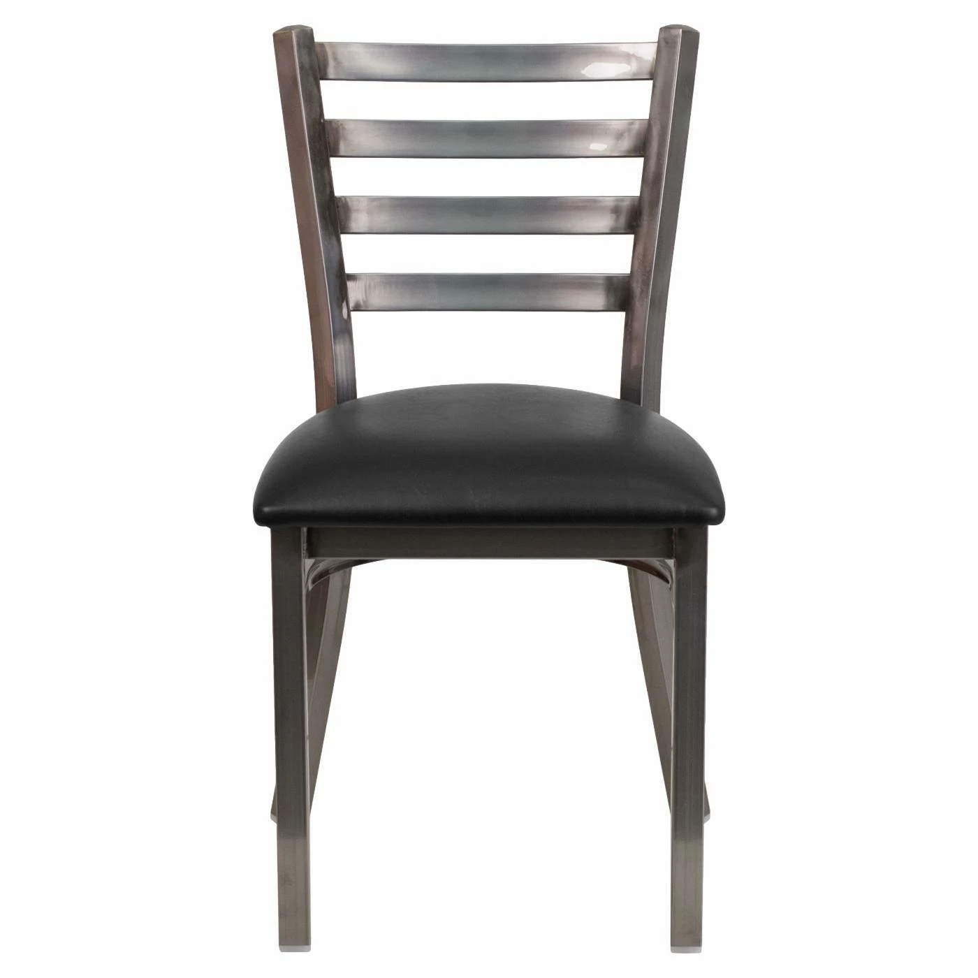 Deals π Side Chairs Flash Furniture Hercules 19.5 In. Clear π§₯ Coated Metal And Vinyl Ladder Back Restaurant Chair π₯° - Image 2