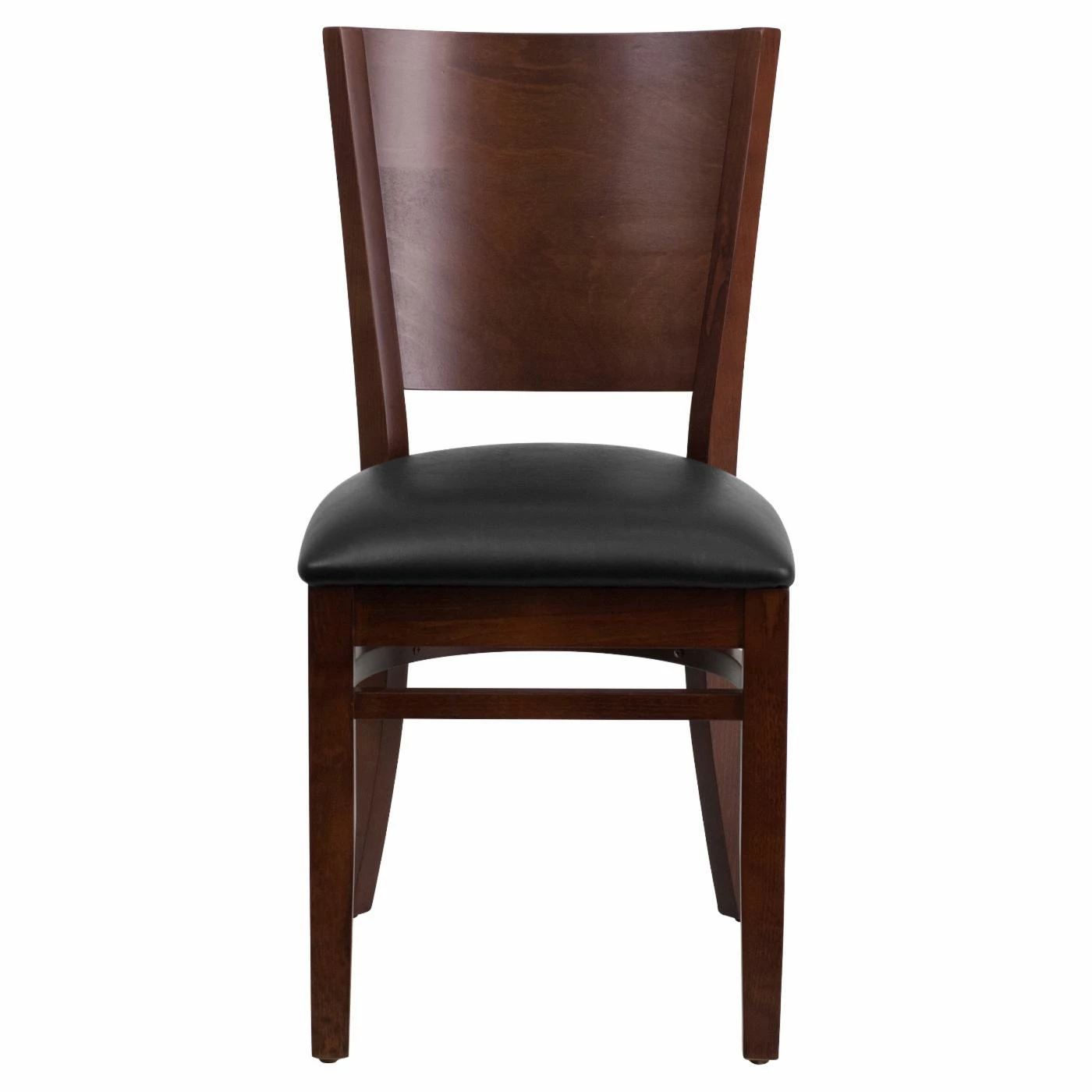 Cheap β€οΈ Side Chairs Flash Furniture Lacey 20 In. Walnut Solid Back Restaurant Chair With Vinyl Seat π - Image 2
