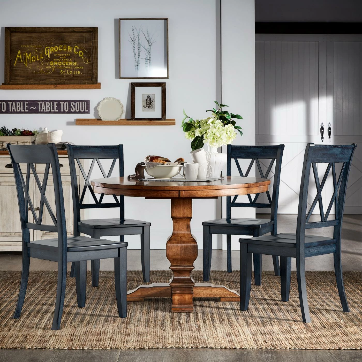 Best deal π Side Chairs HumbleNest Farmers Market Cross Back Dining Chair - Set Of 2 π - Image 2