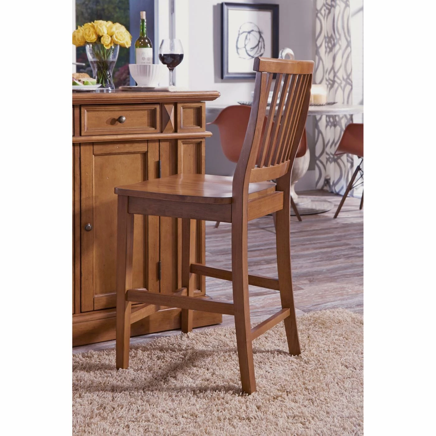 Promo β Side Chairs Home Styles Cottage Oak Counter Height Stool β¨ - Image 2