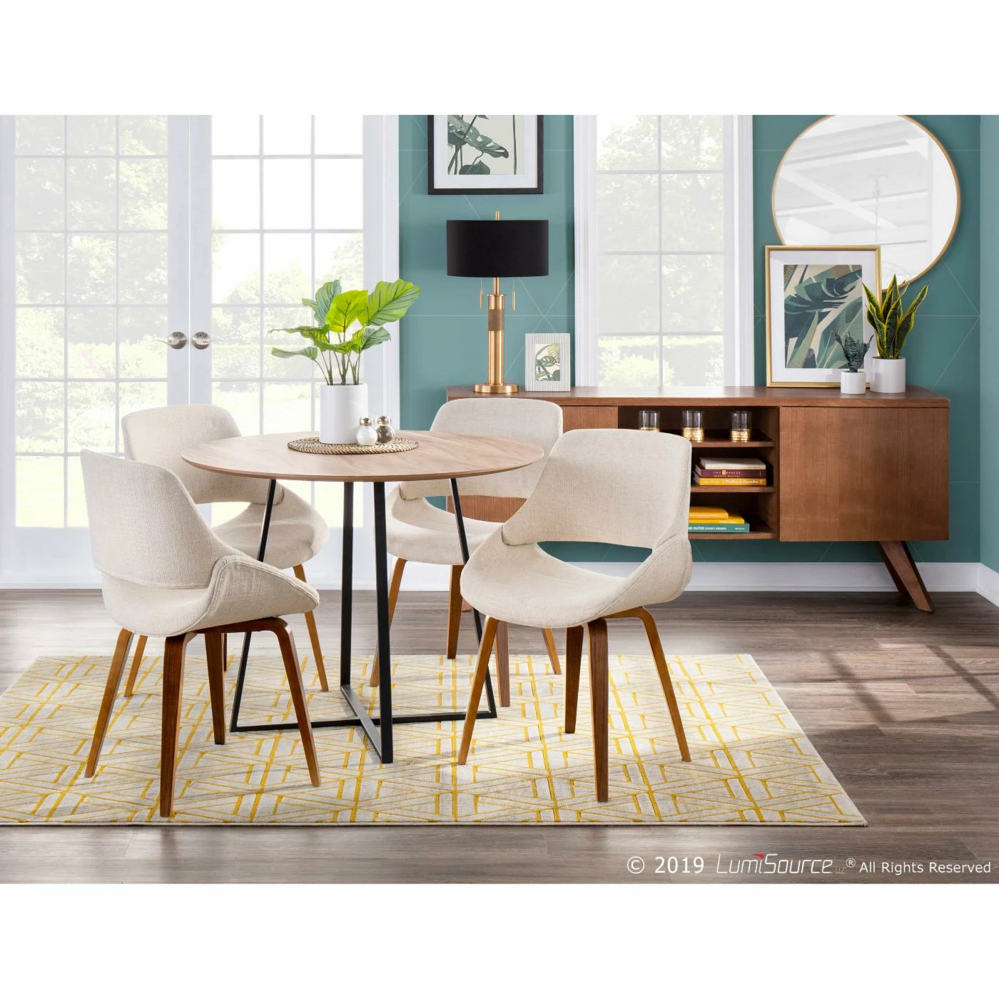 Best Pirce ๐ Side Chairs LumiSource Fabrico Dining Side Chair - Set Of 2 โค๏ธ - Image 2