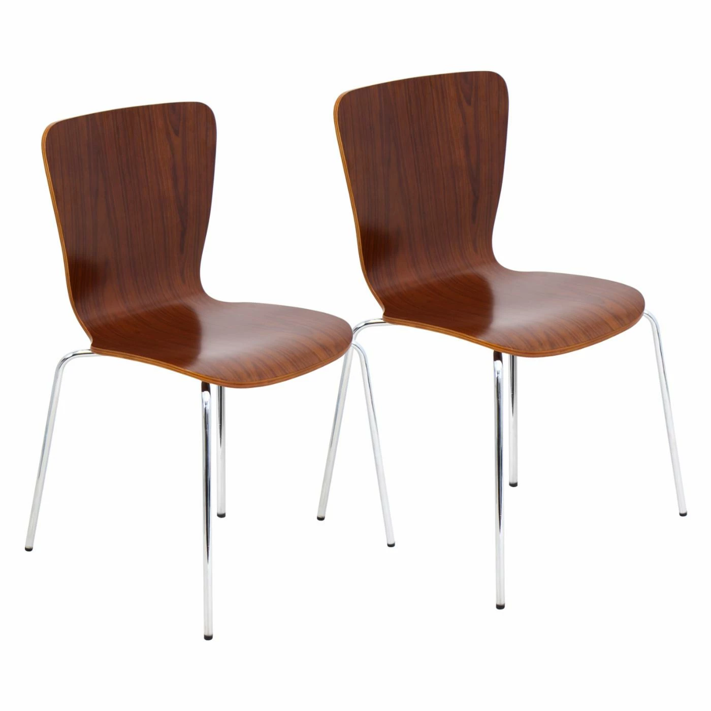 New π₯° Side Chairs LumiSource Bentwood Stacker Dining Chair - Set Of 4 𧨠- Image 2