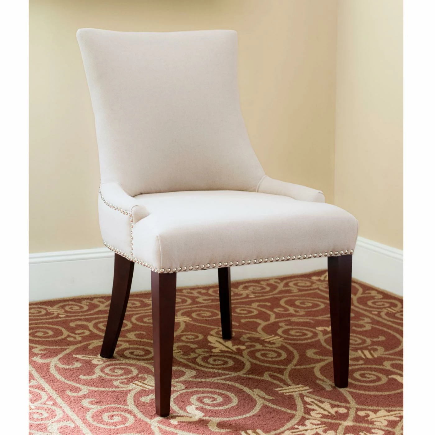Top 10 β Formal Dining Chairs Safavieh Becca Dining Chair - Beige Linen π - Image 2