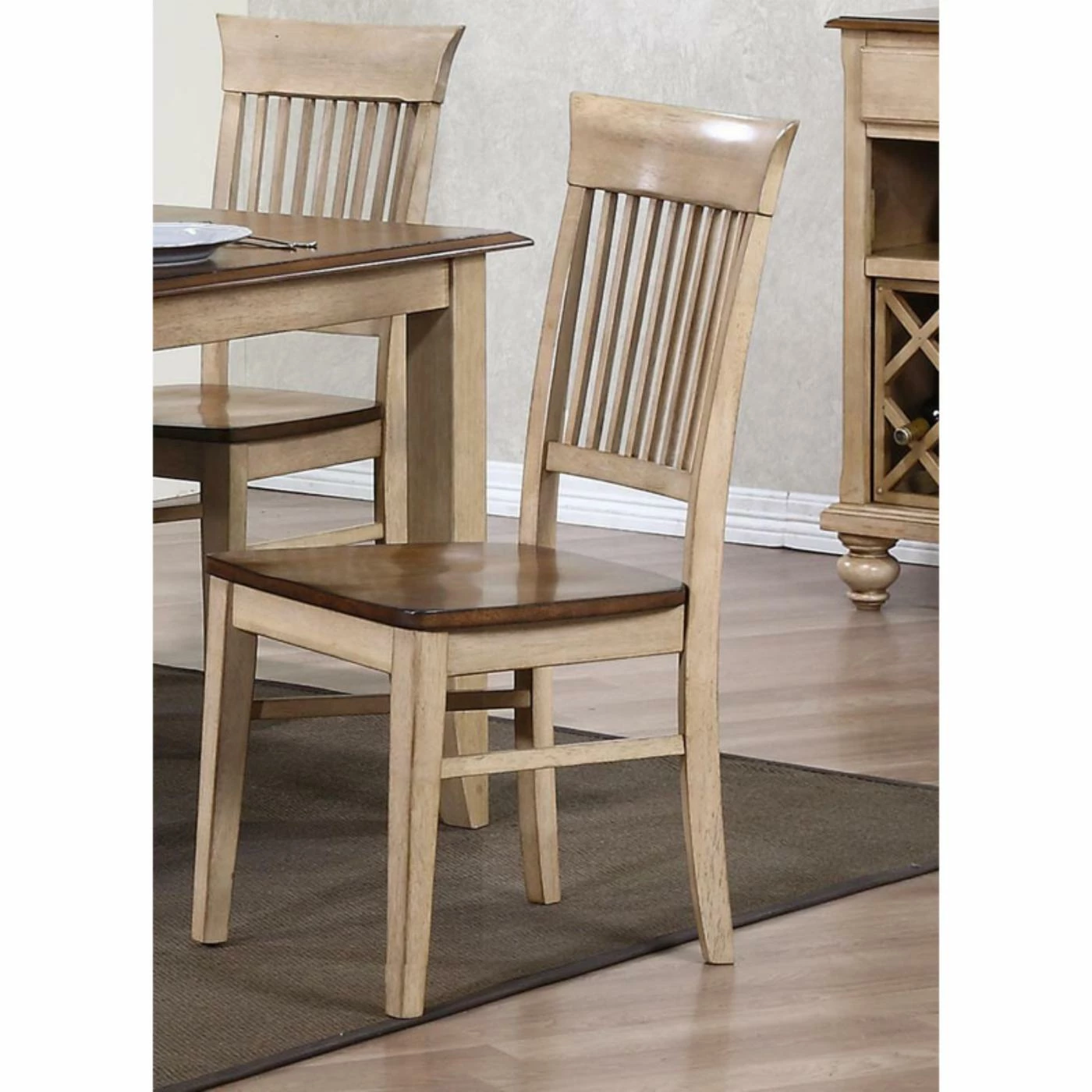 Best deal 𧨠Side Chairs Sunset Trading Brookdale Fancy Slat Dining Chair π - Image 2