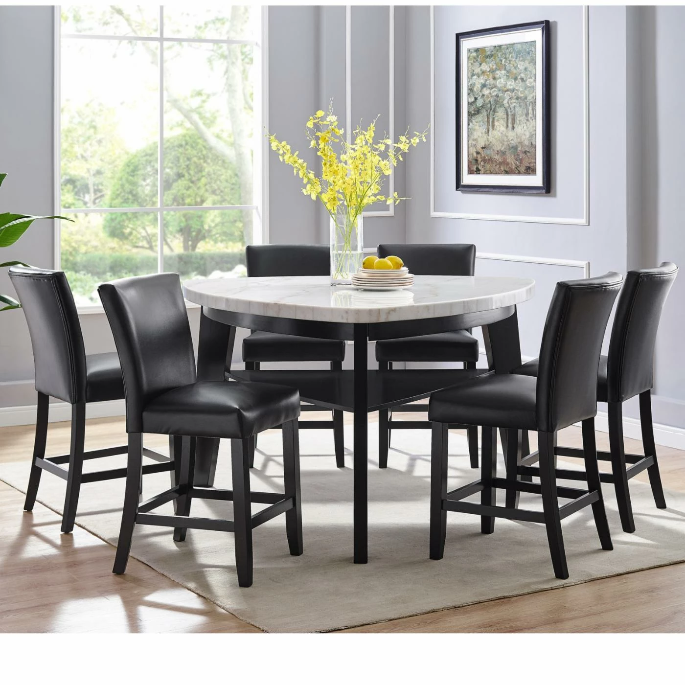 Wholesale π Counter Height Chairs Steve Silver Co. Carrara Counter Dining Side Chair - Set Of 2 β¨ - Image 2