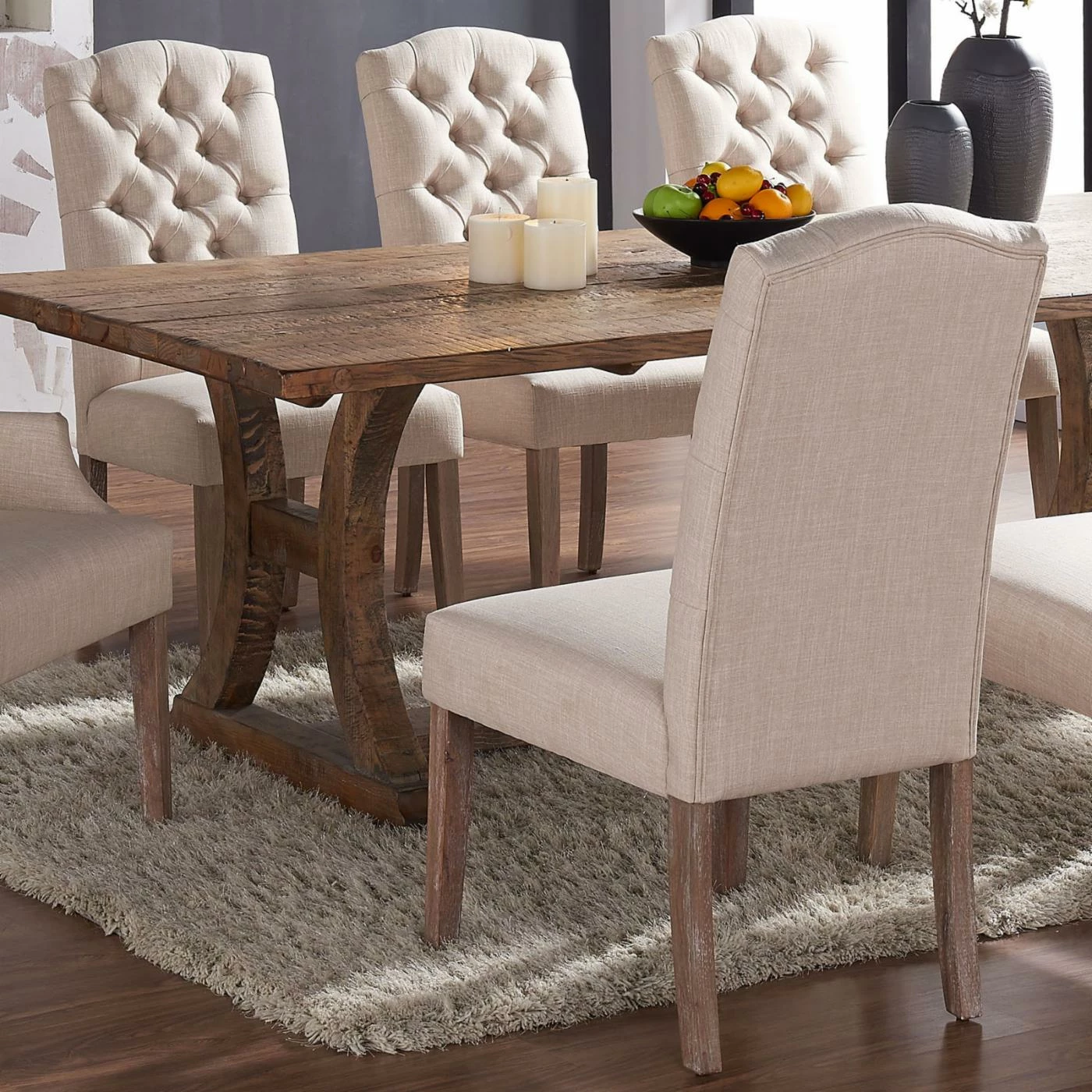 Deals β Side Chairs !nspire Button Tufted Dining Side Chair - Set Of 2 π₯ - Image 2