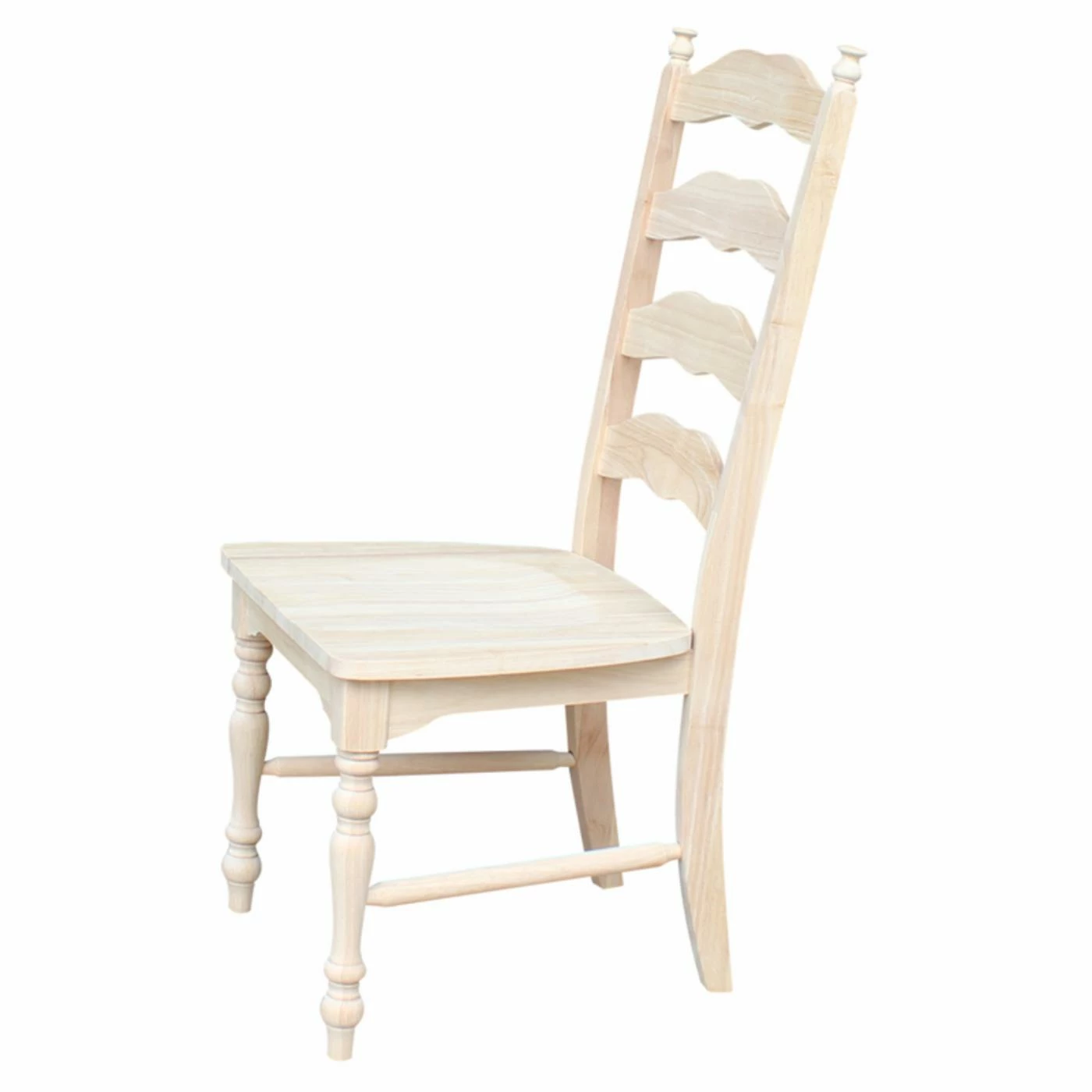 Brand new ✨ Side Chairs International Concepts Unfinished Maine Ladder Back Dining Chairs - Set Of 2 ✔️ - Image 2