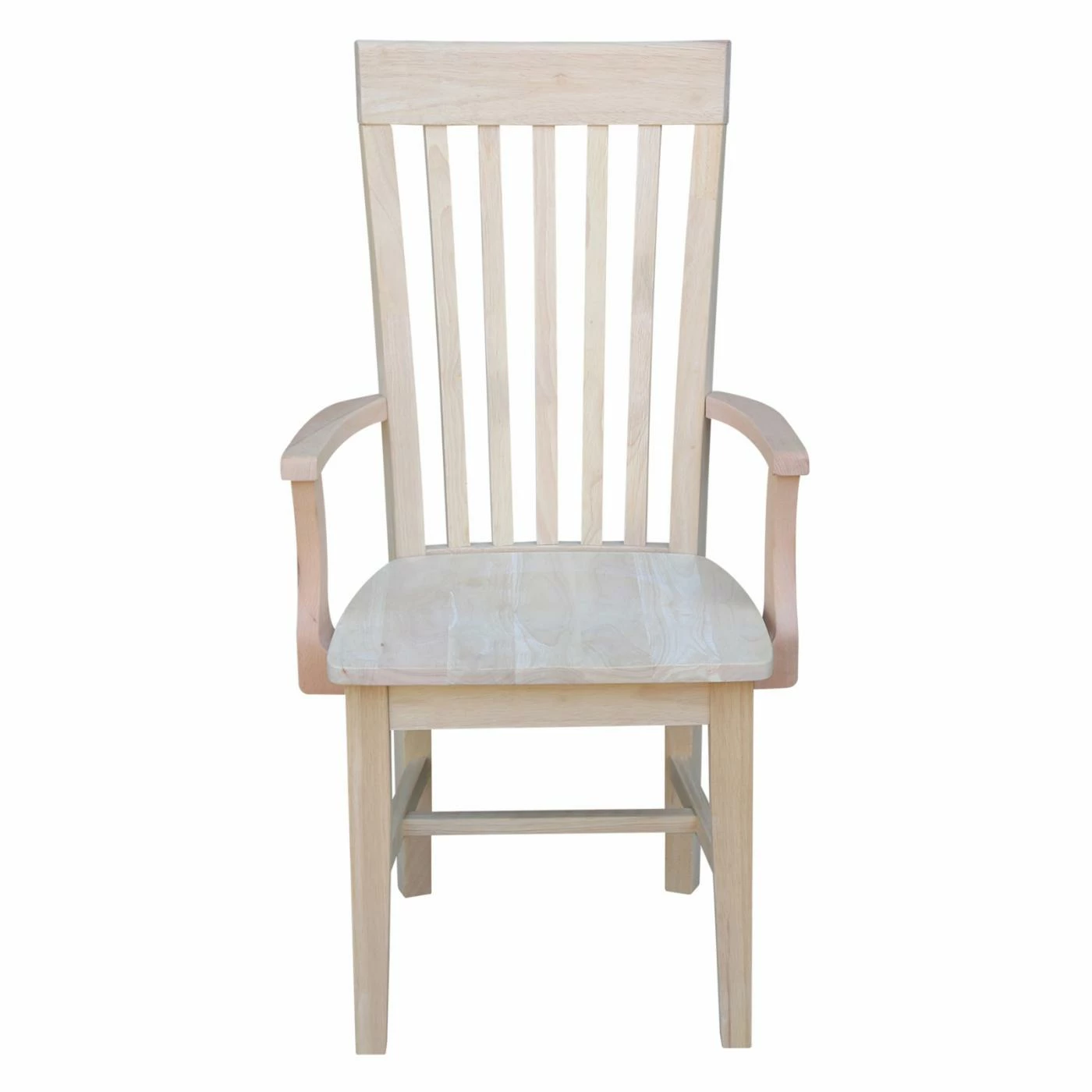 Cheapest 𧨠Casual Dining Chairs International Concepts Unfinished Olanta Tall Mission Dining Arm Chair β - Image 2
