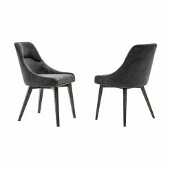 Buy 𧨠Side Chairs Armen Living Lileth Upholstered Dining Side Chair - Set Of 2 βοΈ