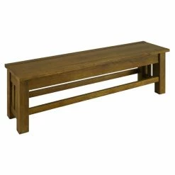 Coupon π Side Chairs A-America Laurelhurst Rustic Oak Finish Bench π
