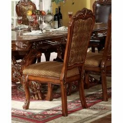 Buy 🔔 Side Chairs Acme Furniture Dresden Fabric Dining Side Chair - Set Of 2 🧨