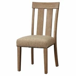 Flash Sale ⭐ Side Chairs Acme Furniture Nathaniel Slat Back Dining Side Chair - Set Of 2 ⭐