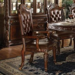 Wholesale 😀 Formal Dining Chairs Acme Furniture Vendome Tufted Dining Arm Chair - Set Of 2 🧨