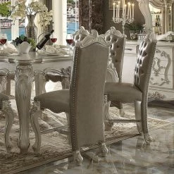 Budget 👍 Side Chairs Acme Furniture Versailles Counter Height Dining Chairs - Set Of 2 😀