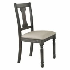 Coupon ✨ Formal Dining Chairs Acme Furniture Wallace Weathered Gray Dining Side Chairs - Set Of 2 🥰