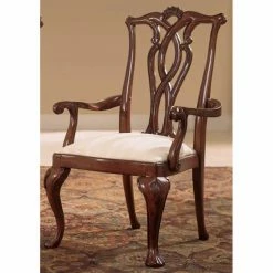 Cheap 😉 Formal Dining Chairs American Drew Cherry Grove 45th Pierced Back Dining Arm Chairs - Set Of 2 🧨
