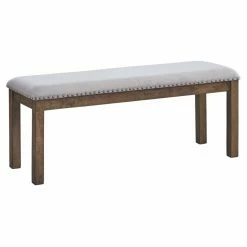 Best deal 🛒 Signature Design By Ashley Moriville Backless Upholstered Nailhead Trim Dining Bench 💯