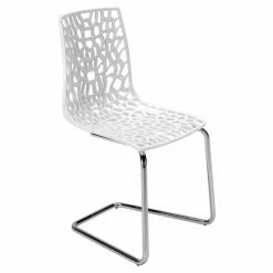 Outlet 🎉 Side Chairs Grandsoleil Upon Groove C Legs Dining Chair - Set Of 2 ⌛