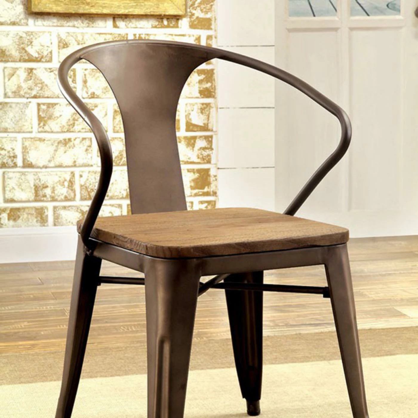 Discount π€© Side Chairs Benzara Cooper I Industrial Dining Side Chair β