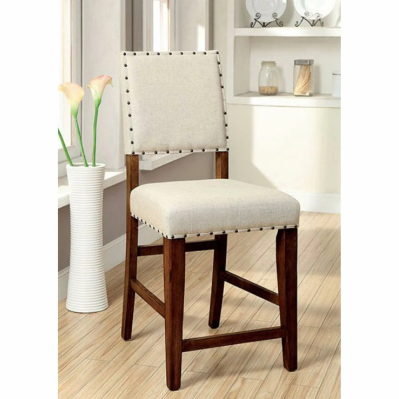 Flash Sale β¨ Counter Height Chairs Benzara Sania Counter Height Dining Side Chair - Set Of 2 π€©