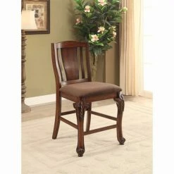 Discount 💯 Side Chairs Benzara Johannesburg Counter Height Dining Side Chair - Set Of 2 🎁