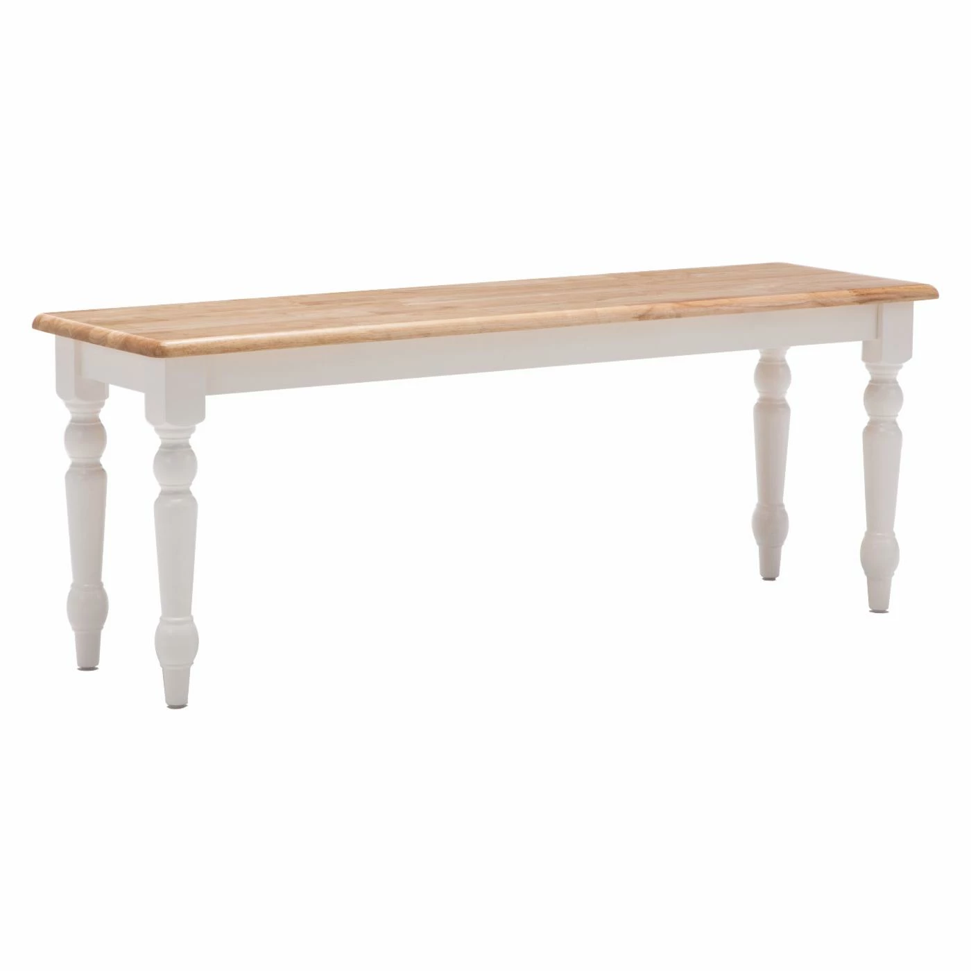 Buy ๐ฏ Side Chairs Boraam Farmhouse Dining Bench - White/Natural ๐ฅ