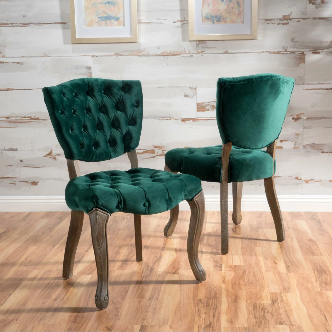 Brand new π Best Selling Home Formal Dining Chairs Daniel Tufted Upholstered Dining Chairs - Set Of 2 π