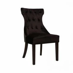 Flash Sale 😀 Side Chairs Chic Home Bronte Tufted Velvet Dining Side Chair - Set Of 2 🎁