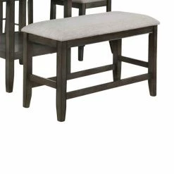 Cheap 🤩 Crown Mark Fulton Fabric Backless Counter Height Dining Bench 🤩