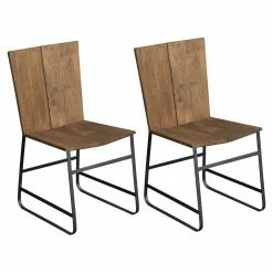 Promo 👍 Casual Dining Chairs Coast To Coast Industrial Casual Dining Chair - Set Of 2 😍