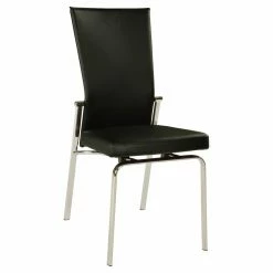 Budget 🛒 Chintaly Molly Motion Back Dining Side Chairs - Black - Set Of 2 🤩