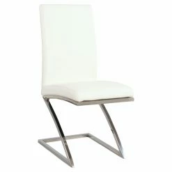 Cheap 🌟 Chintaly Jade Z Frame Dining Side Chairs - Set Of 4 ✔️