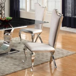 Discount 😍 Side Chairs Chintaly Nadia Upholstered Dining Side Chair - Set Of 2 😉