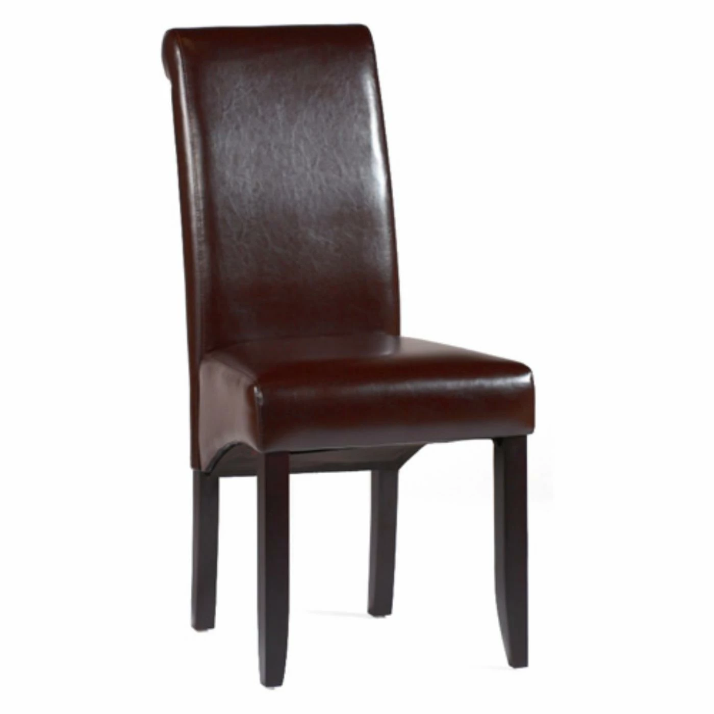 Best deal ❤️ Casual Dining Chairs Chintaly Parson Roll Back Side Merlot Dining Chair - Set Of 2 ✨