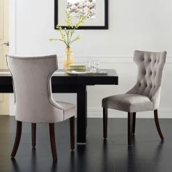Flash Sale ❤️ Side Chairs Dorel Living Clairborne Tufted Dining Chair - Set Of 2 😉