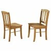 Cheap ⌛ Side Chairs East West Furniture Dublin Dining Chair With Wooden Seat - Set Of 2 😀