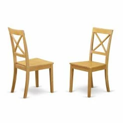 Top 10 🥰 Side Chairs East West Furniture Boston X- Back Wood Dining Chair - Set Of 2 🎁