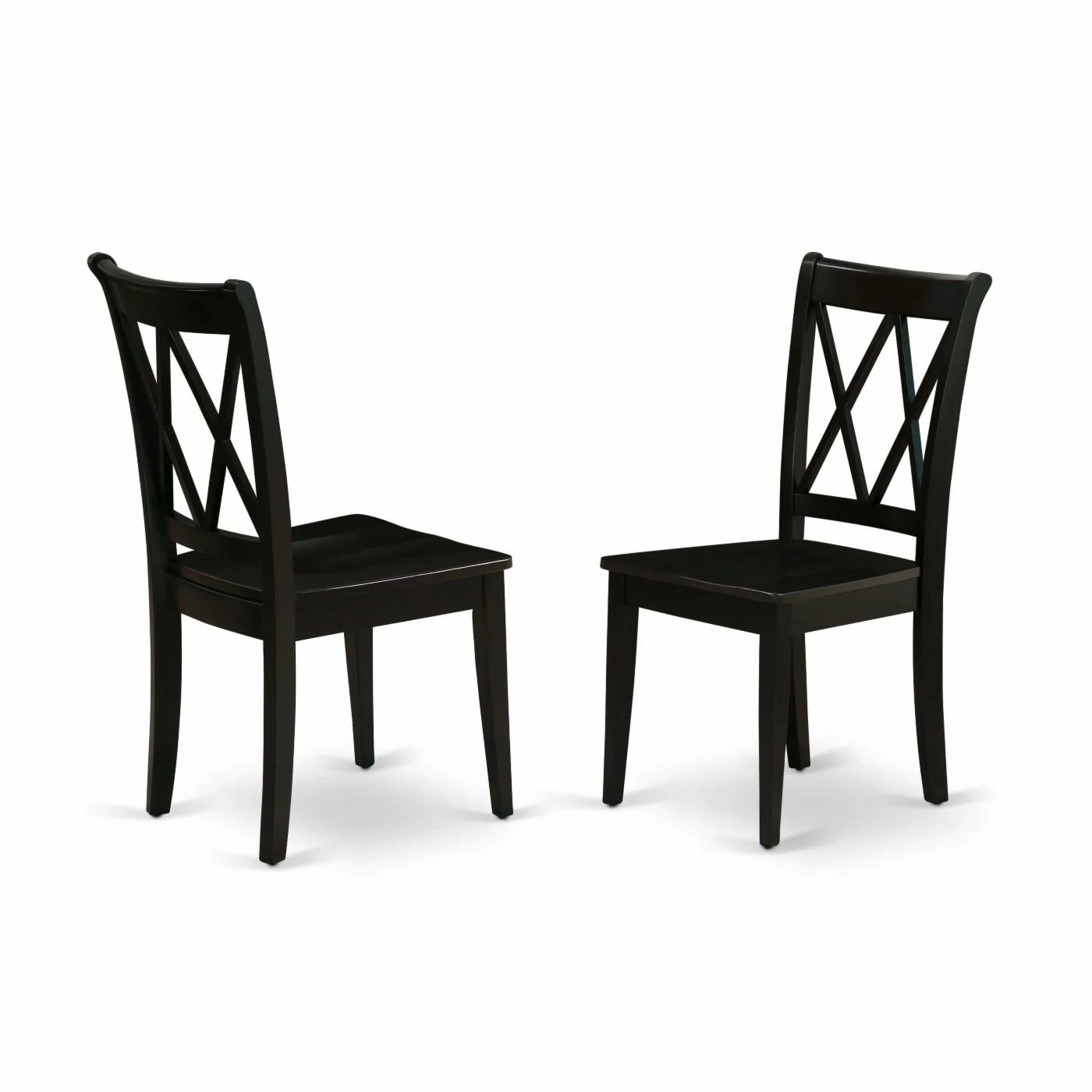 Best Sale βοΈ Formal Dining Chairs East West Furniture Clarksville Wood Dining Chair - Set Of 2 π