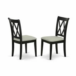 Best deal 😍 Formal Dining Chairs East West Furniture Clarksville Upholstered Dining Chair - Set Of 2 🥰