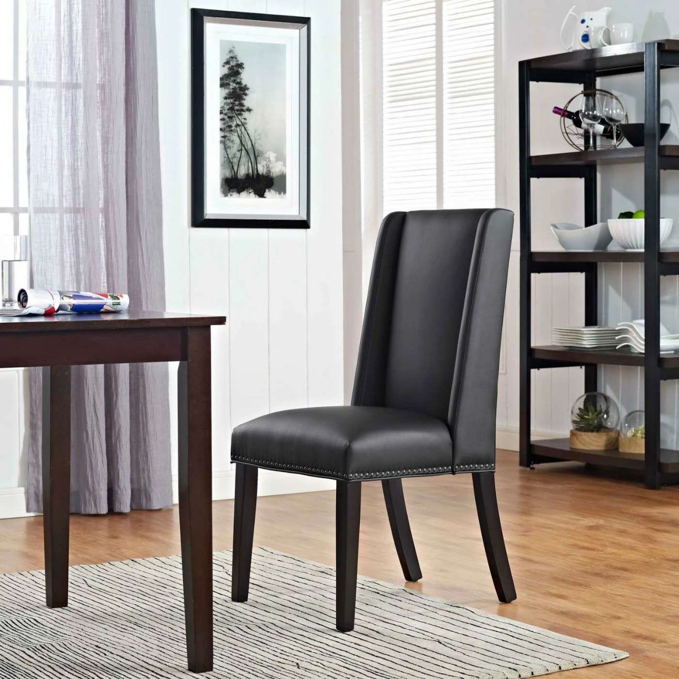 Best Sale βοΈ Side Chairs Modway Baron Vinyl Dining Side Chair π€©