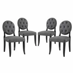Promo π Side Chairs Modway Button Tufted Dining Side Chair - Set Of 4 π§¨