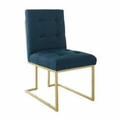 Buy 🎁 Side Chairs Modway Privy Gold Dining Accent Chair 😀