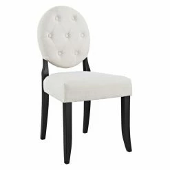 Deals 🔔 Formal Dining Chairs Modway Button Tufted Dining Side Chair 💯