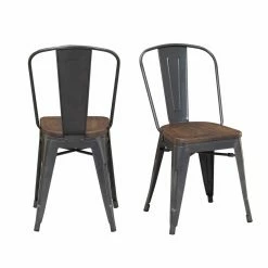 Brand new ✔️ Side Chairs Picket House Furnishings Davis Industrial Dining Chair - Set Of 2 ✨
