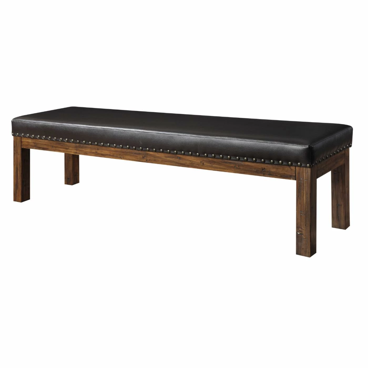 Flash Sale π Wallace & Bay Side Chairs Wallace & Bay Dodson Faux Leather Upholstered Dining Bench π₯