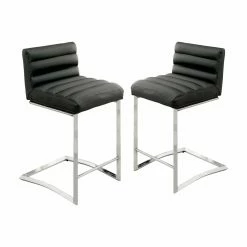 Best deal π Side Chairs Furniture Of America Delano Contemporary Style Counter Height Dining Chair - Set Of 2 β¨